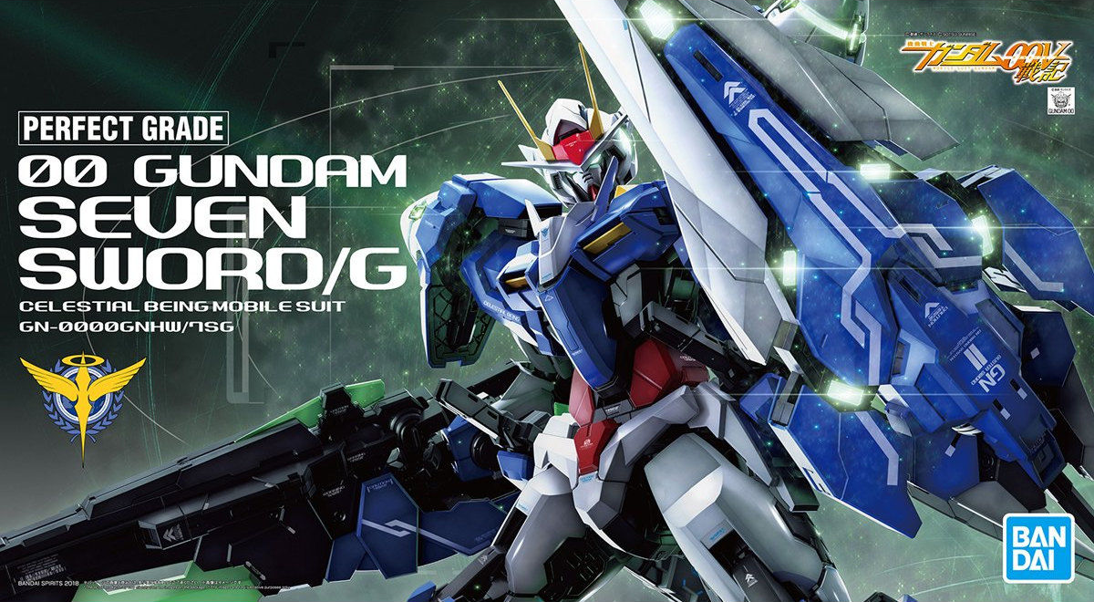 Bandai PG 1/60 00 Gundam Seven Sword/G "Gundam 00" | Impulse Games and Hobbies