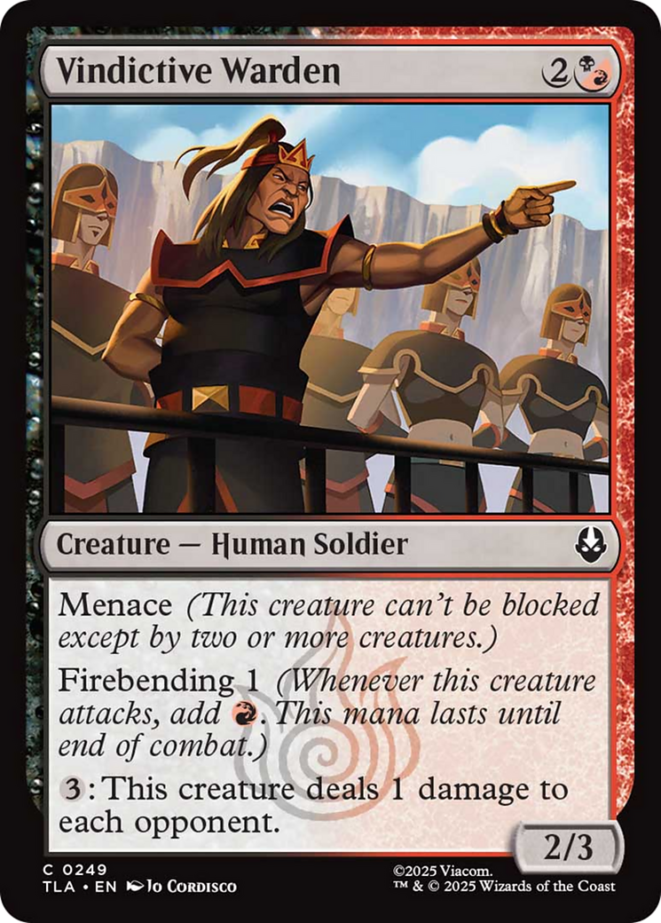 Vindictive Warden [Avatar: The Last Airbender] | Impulse Games and Hobbies