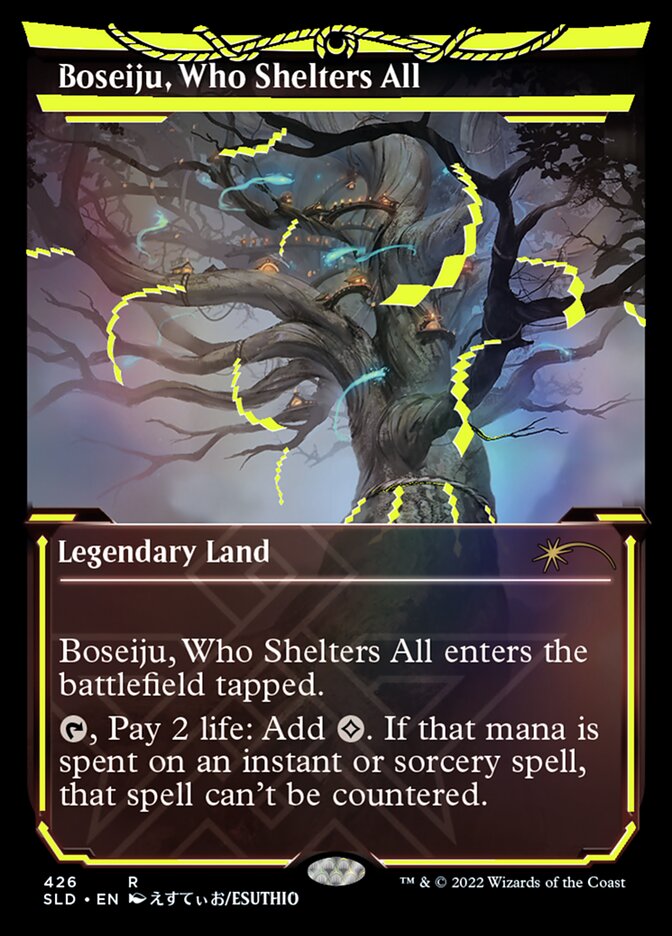 Boseiju, Who Shelters All (Neon Ink Yellow) [Secret Lair Drop Series] | Impulse Games and Hobbies
