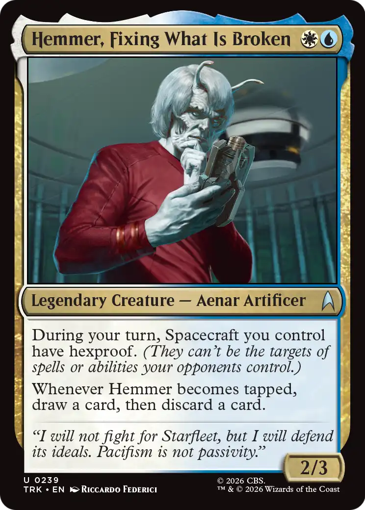 Hemmer, Fixing What Is Broken [Star Trek] | Impulse Games and Hobbies