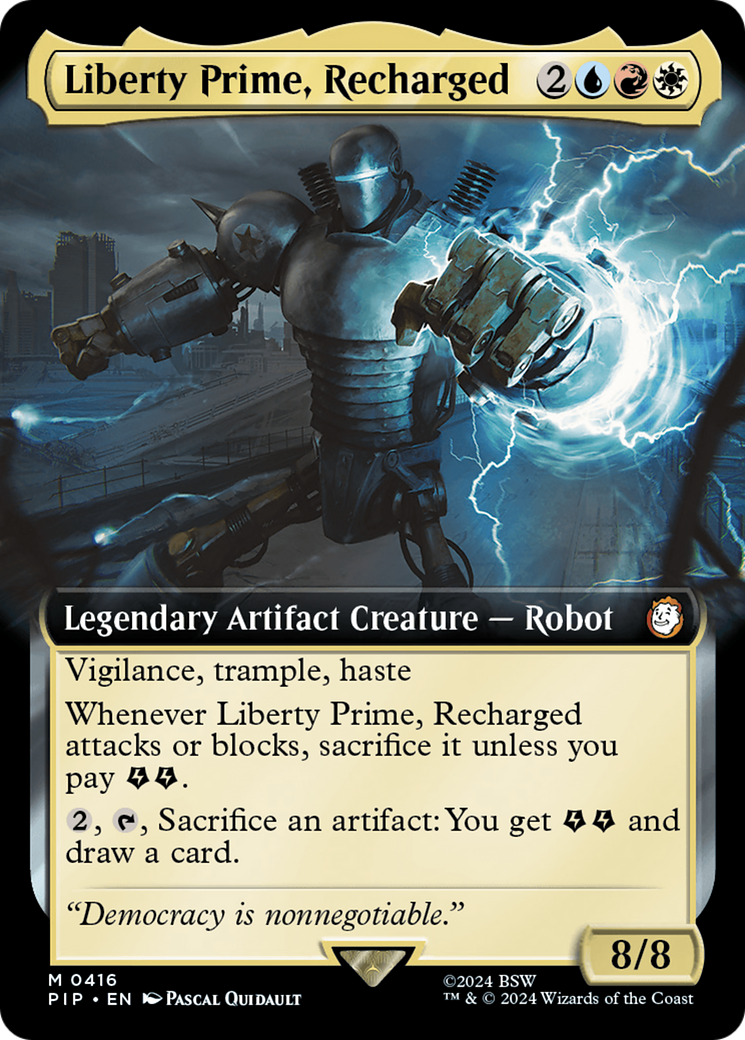 Liberty Prime, Recharged (Extended Art) [Fallout] | Impulse Games and Hobbies