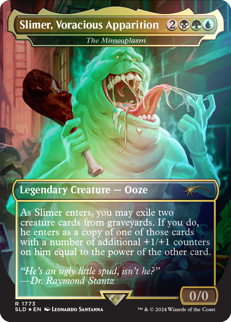Slimer, Voracious Apparition - The Mimeoplasm (Rainbow Foil) [Secret Lair Drop Series] | Impulse Games and Hobbies