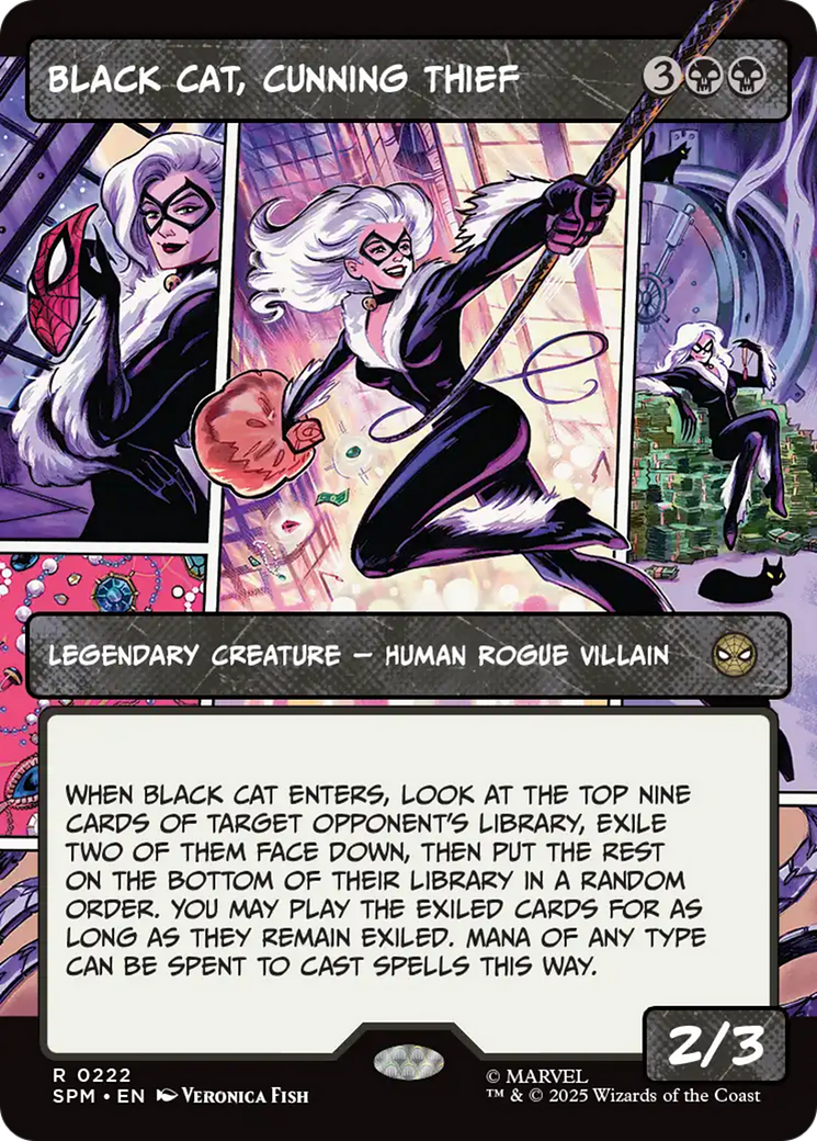 Black Cat, Cunning Thief (Borderless) [Marvel's Spider-Man] | Impulse Games and Hobbies