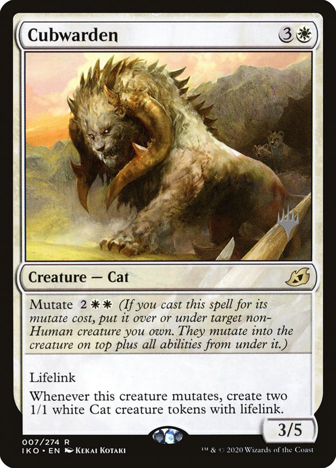 Cubwarden (Promo Pack) [Ikoria: Lair of Behemoths Promos] | Impulse Games and Hobbies