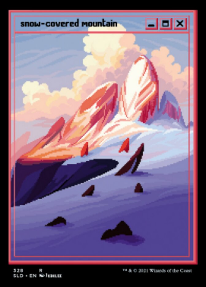 Snow-Covered Mountain (328) [Secret Lair Drop Series] | Impulse Games and Hobbies