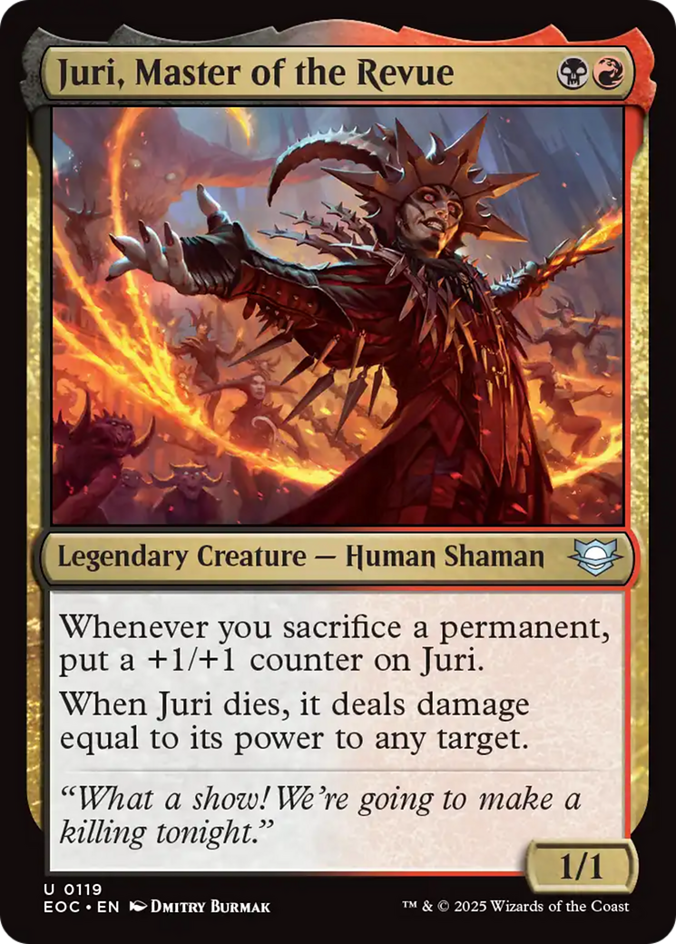 Juri, Master of the Revue [Edge of Eternities Commander] | Impulse Games and Hobbies