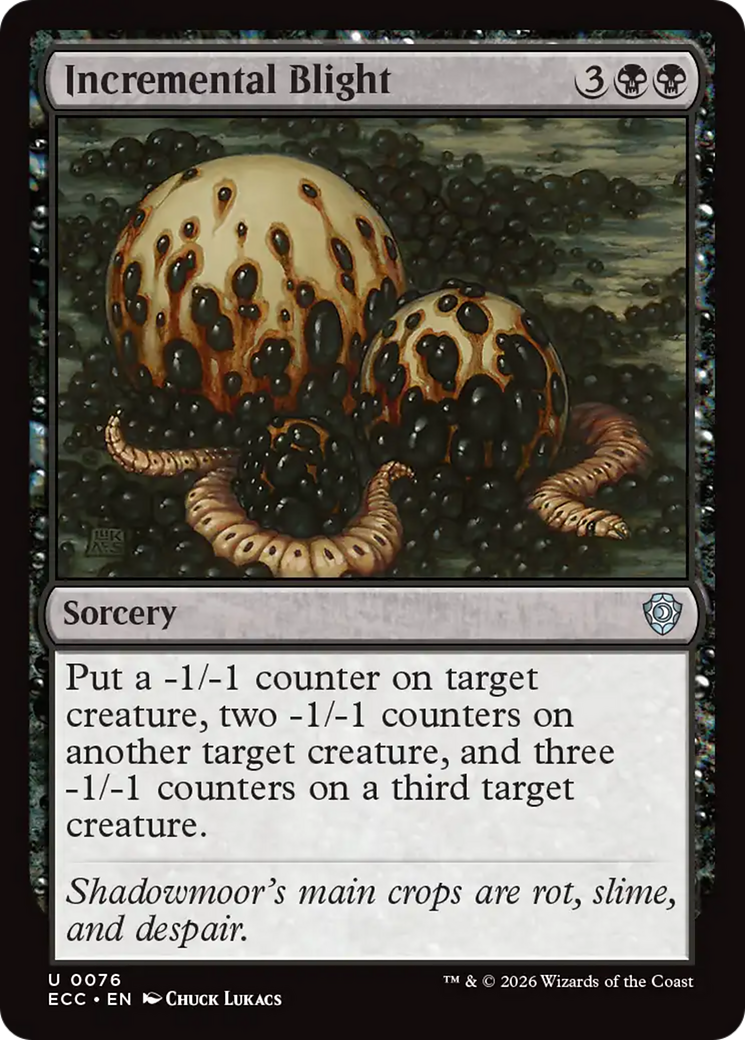 Incremental Blight [Lorwyn Eclipsed Commander] | Impulse Games and Hobbies