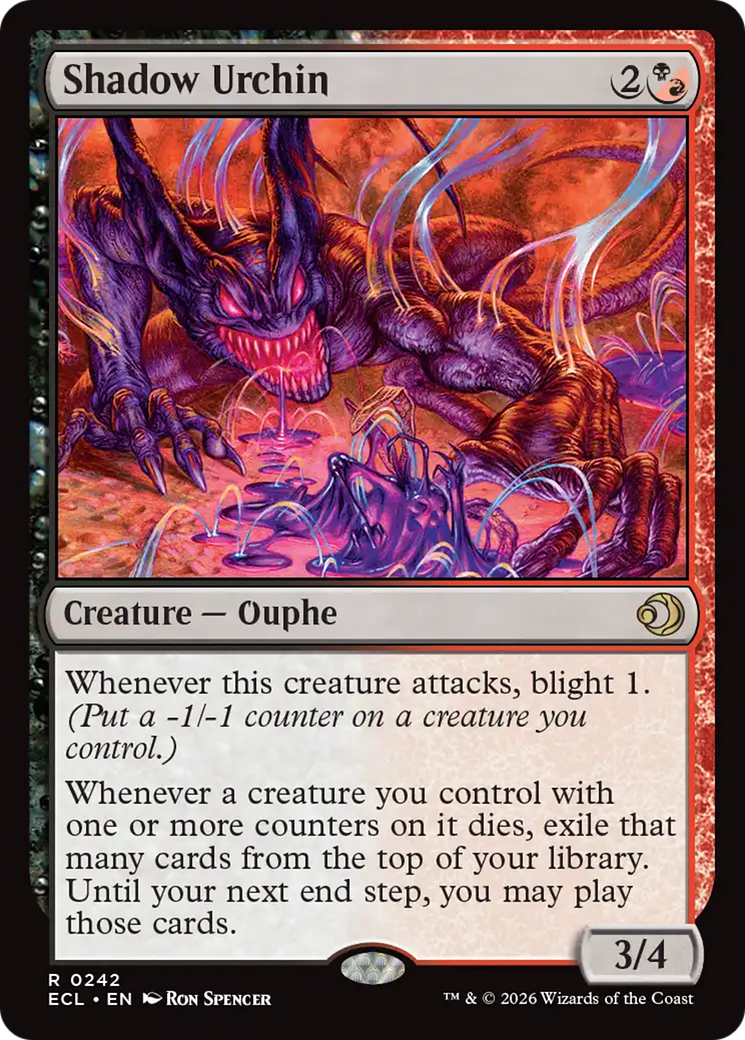 Shadow Urchin [Lorwyn Eclipsed] | Impulse Games and Hobbies