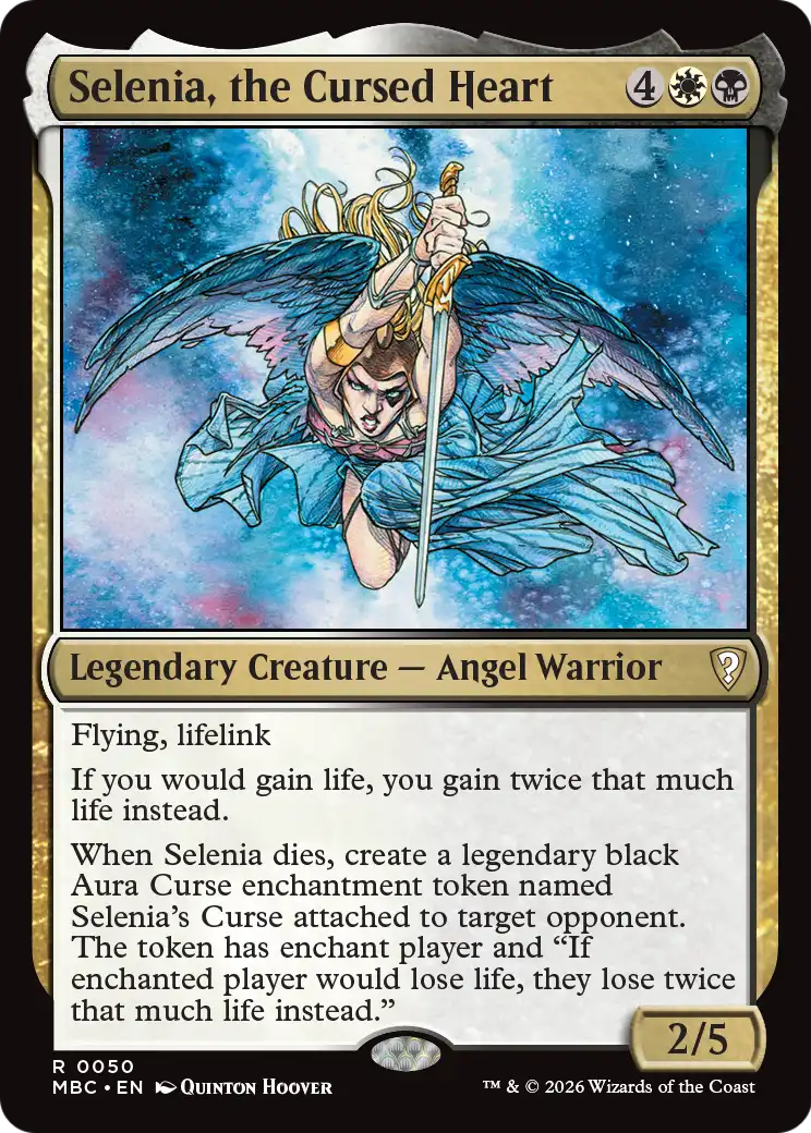 Selenia, the Cursed Heart [Mystery Booster: Commander Edition] | Impulse Games and Hobbies