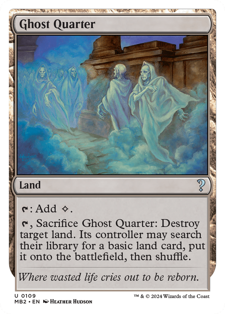 Ghost Quarter (White Border) [Mystery Booster 2] | Impulse Games and Hobbies