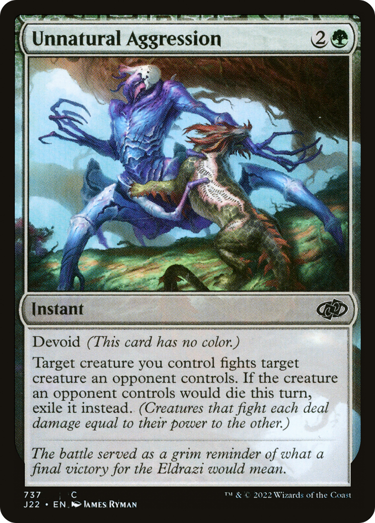 Unnatural Aggression [Jumpstart 2022] | Impulse Games and Hobbies