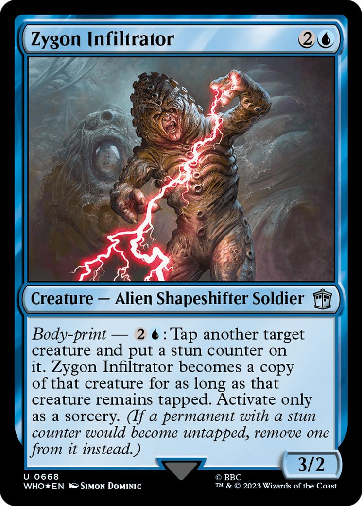 Zygon Infiltrator (Surge Foil) [Doctor Who] | Impulse Games and Hobbies