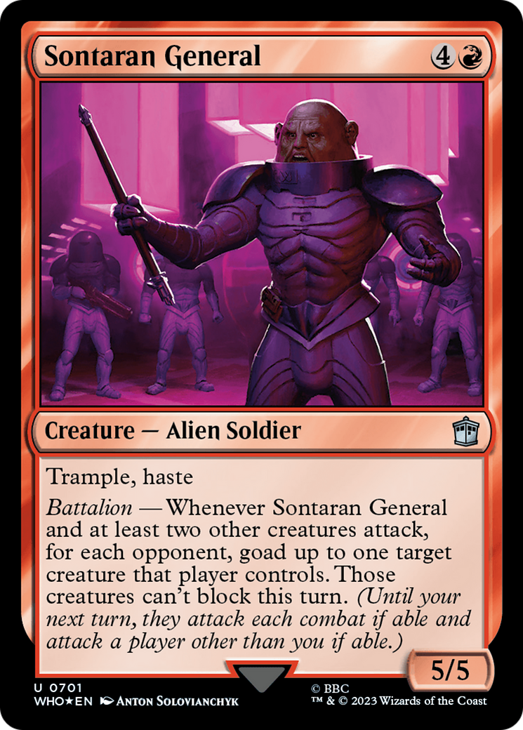 Sontaran General (Surge Foil) [Doctor Who] | Impulse Games and Hobbies