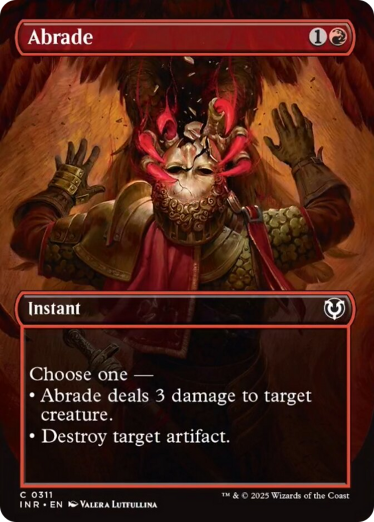 Abrade (Borderless) [Innistrad Remastered] | Impulse Games and Hobbies