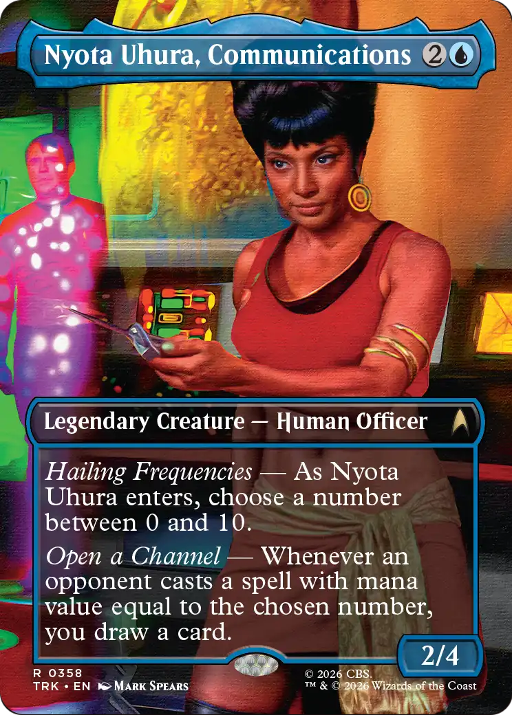 Nyota Uhura, Communications Officer (Borderless) [Star Trek] | Impulse Games and Hobbies