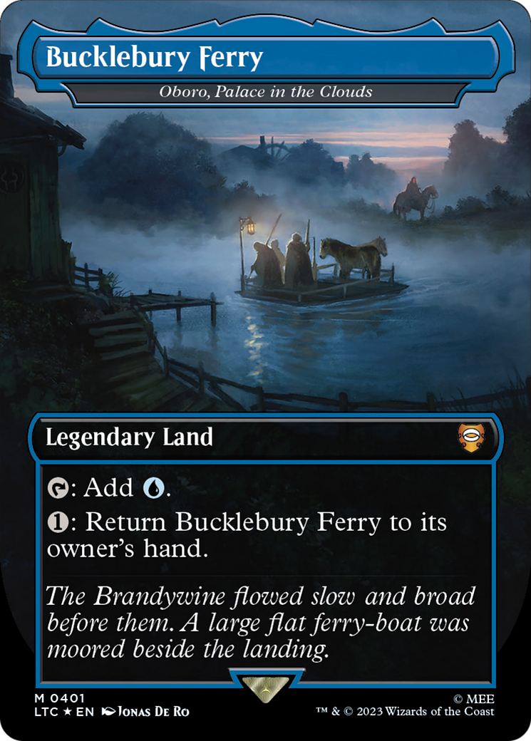 Bucklebury Ferry - Oboro, Palace in the Clouds (Surge Foil Realms and Relics) [The Lord of the Rings: Tales of Middle-Earth Commander] | Impulse Games and Hobbies