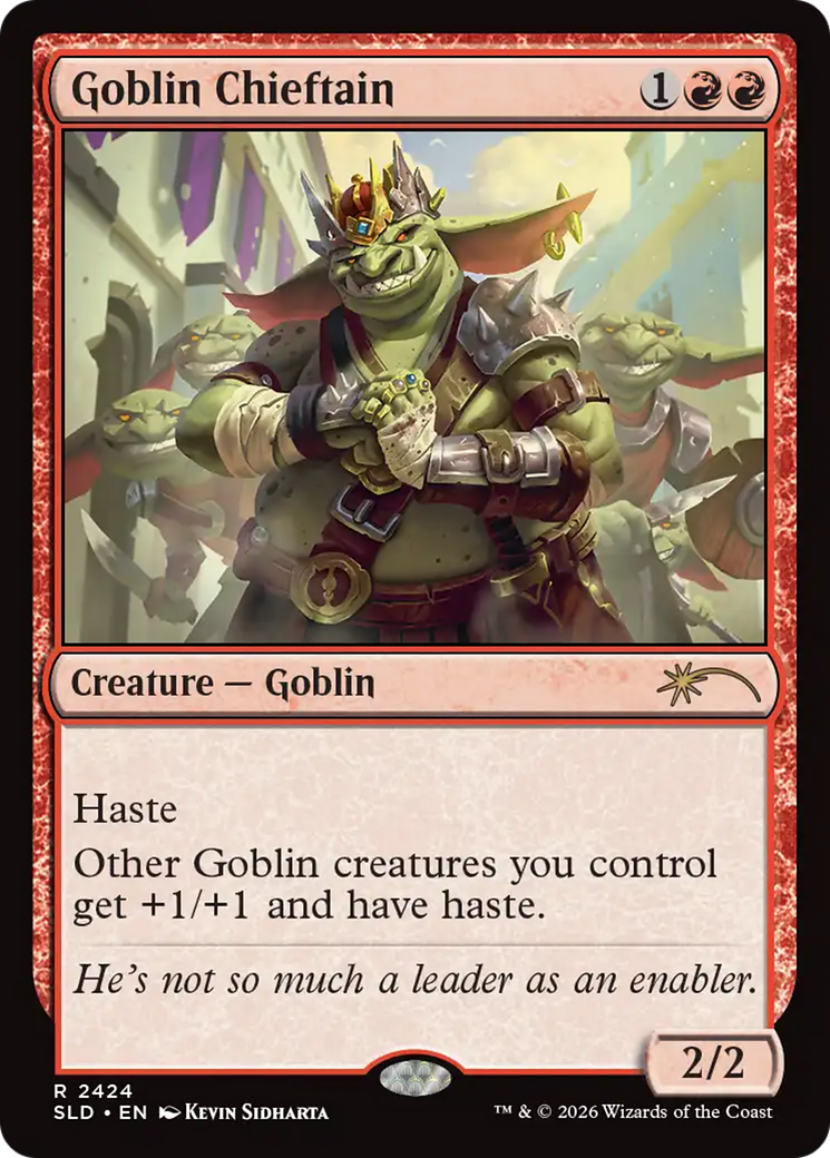 Goblin Chieftain (2424) [Secret Lair Drop Series] | Impulse Games and Hobbies