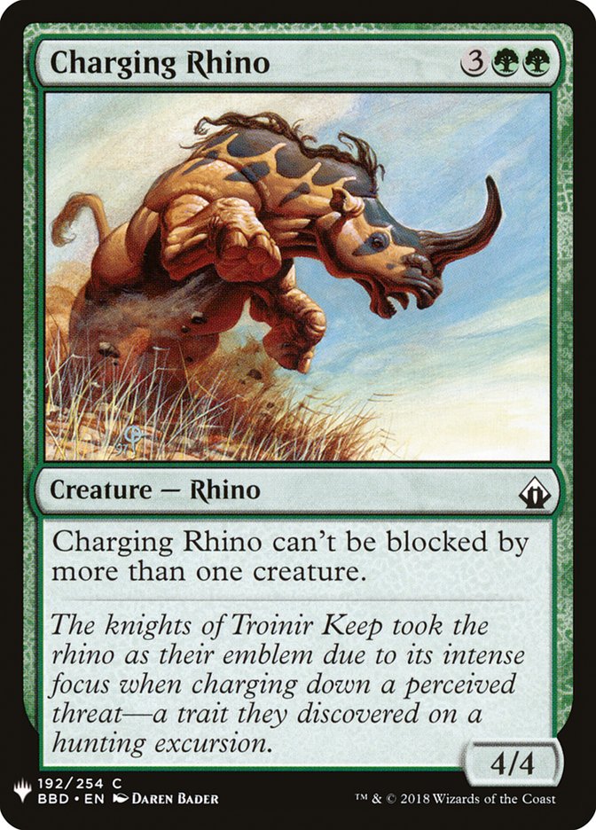 Charging Rhino [Mystery Booster] | Impulse Games and Hobbies