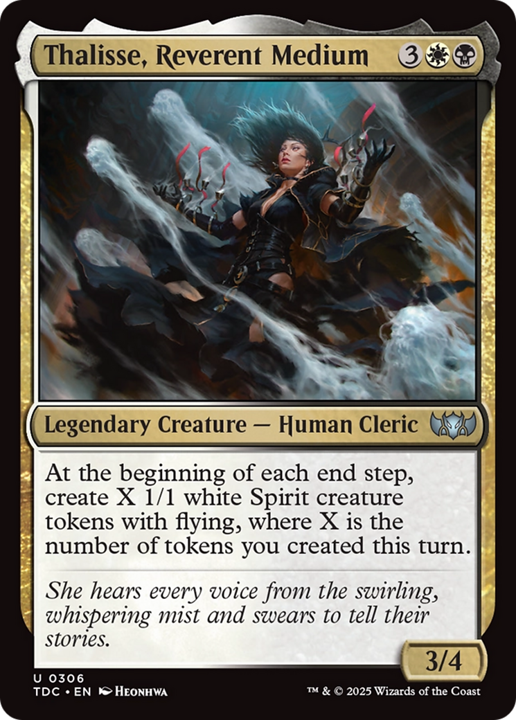 Thalisse, Reverent Medium [Tarkir: Dragonstorm Commander] | Impulse Games and Hobbies