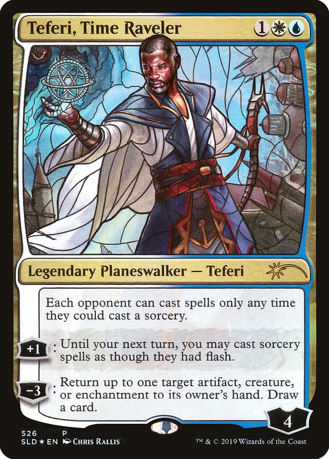 Teferi, Time Raveler (Stained Glass) [Secret Lair Drop Promos] | Impulse Games and Hobbies