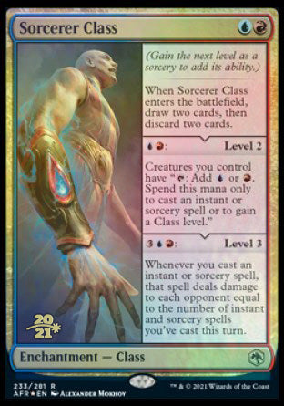 Sorcerer Class [Dungeons & Dragons: Adventures in the Forgotten Realms Prerelease Promos] | Impulse Games and Hobbies