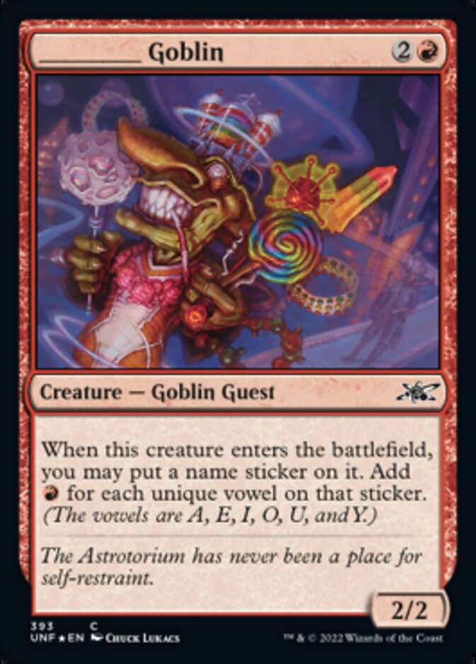 _____ Goblin (Galaxy Foil) [Unfinity] | Impulse Games and Hobbies