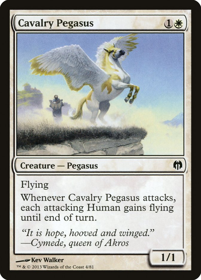 Cavalry Pegasus [Duel Decks: Heroes vs. Monsters] | Impulse Games and Hobbies