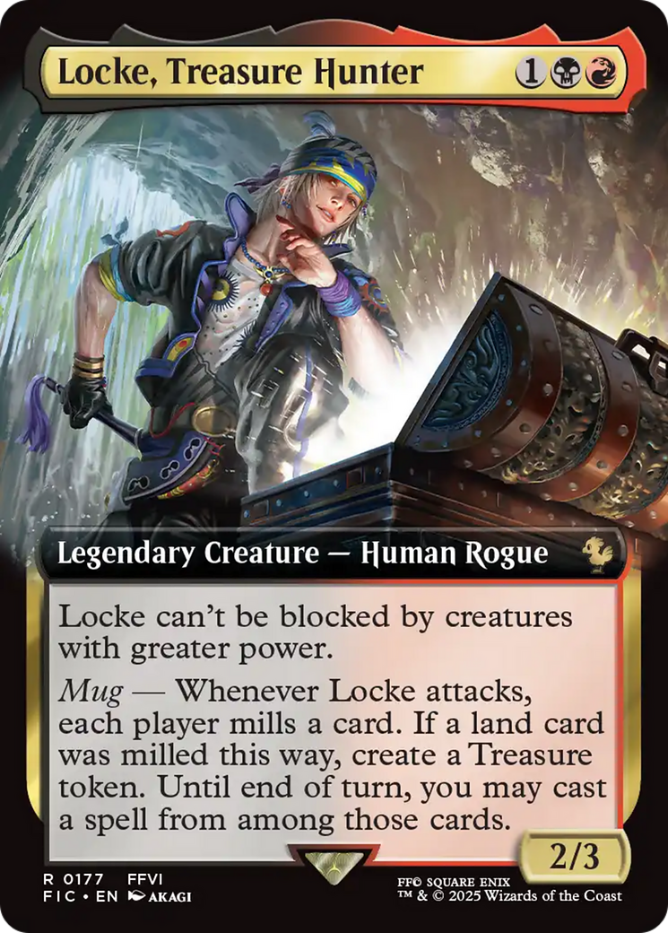 Locke, Treasure Hunter (Extended Art) [FINAL FANTASY Commander] | Impulse Games and Hobbies