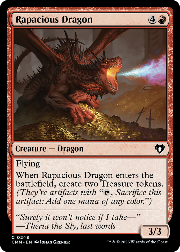 Rapacious Dragon [Commander Masters] | Impulse Games and Hobbies