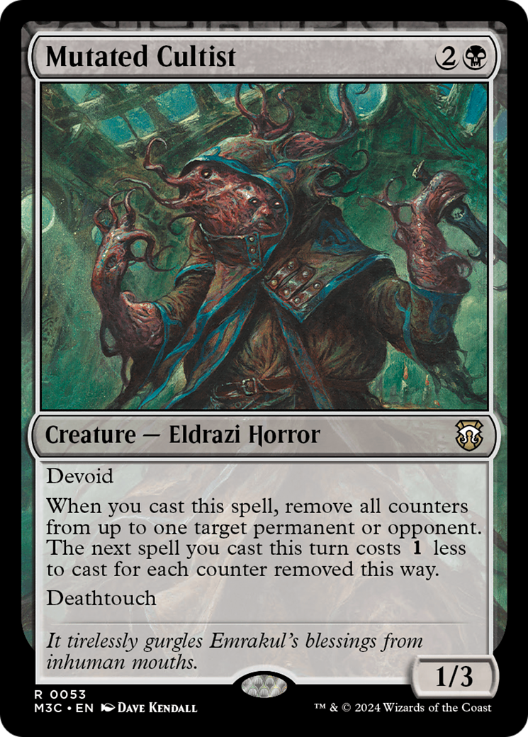 Mutated Cultist [Modern Horizons 3 Commander] | Impulse Games and Hobbies