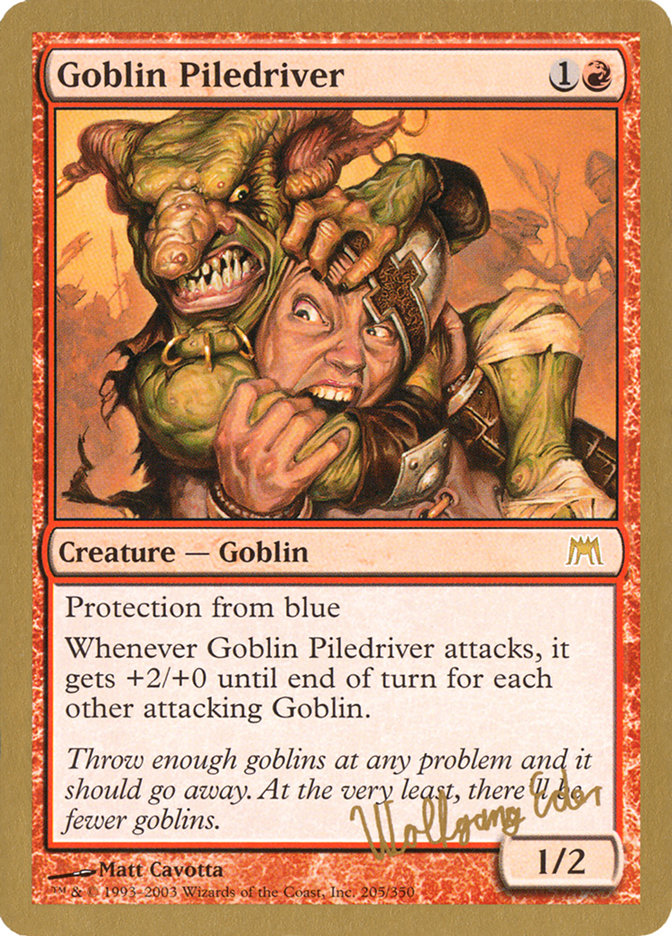 Goblin Piledriver (Wolfgang Eder) [World Championship Decks 2003] | Impulse Games and Hobbies