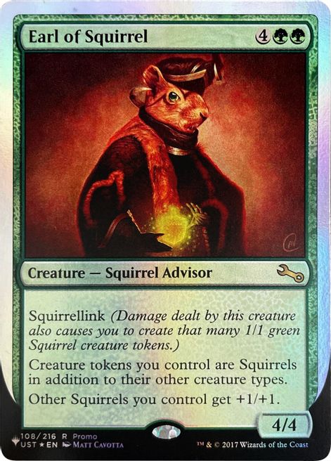 Earl of Squirrel (Unfinity Foil Edition) [The List] | Impulse Games and Hobbies