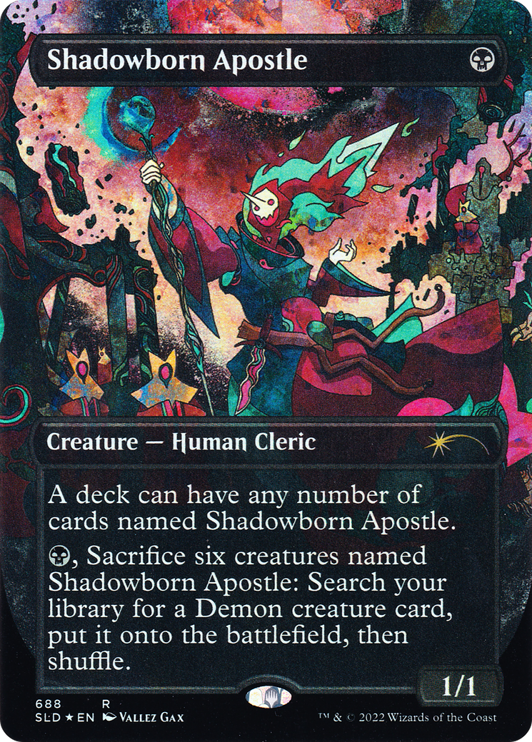 Shadowborn Apostle (688) (Borderless) [Secret Lair Drop Promos] | Impulse Games and Hobbies