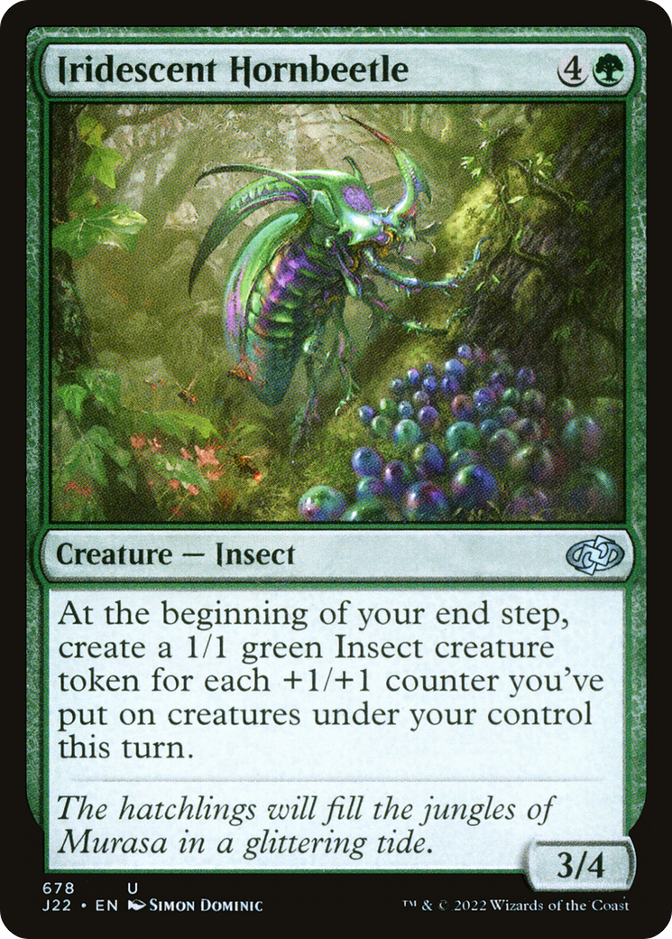 Iridescent Hornbeetle [Jumpstart 2022] | Impulse Games and Hobbies