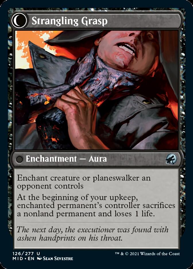 Vengeful Strangler // Strangling Grasp [Innistrad: Midnight Hunt] | Impulse Games and Hobbies
