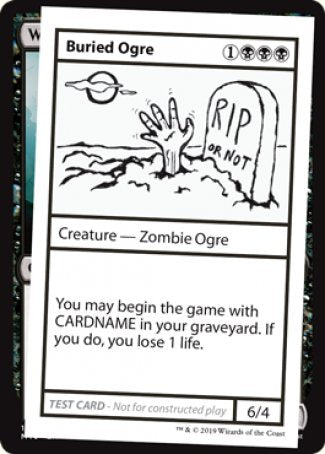 Buried Ogre (2021 Edition) [Mystery Booster Playtest Cards] | Impulse Games and Hobbies