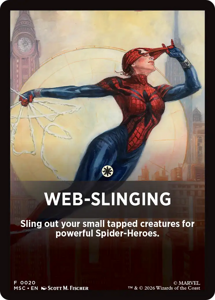 Web-Slinging Theme Card [Marvel Super Heroes Commander] | Impulse Games and Hobbies