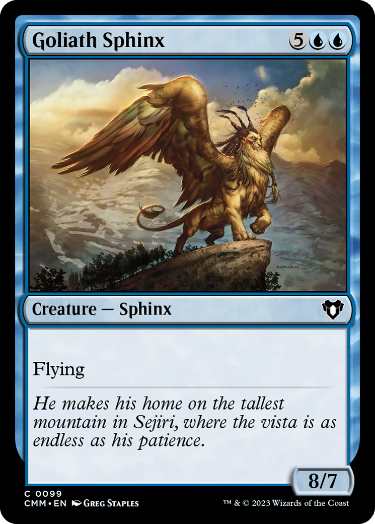 Goliath Sphinx [Commander Masters] | Impulse Games and Hobbies