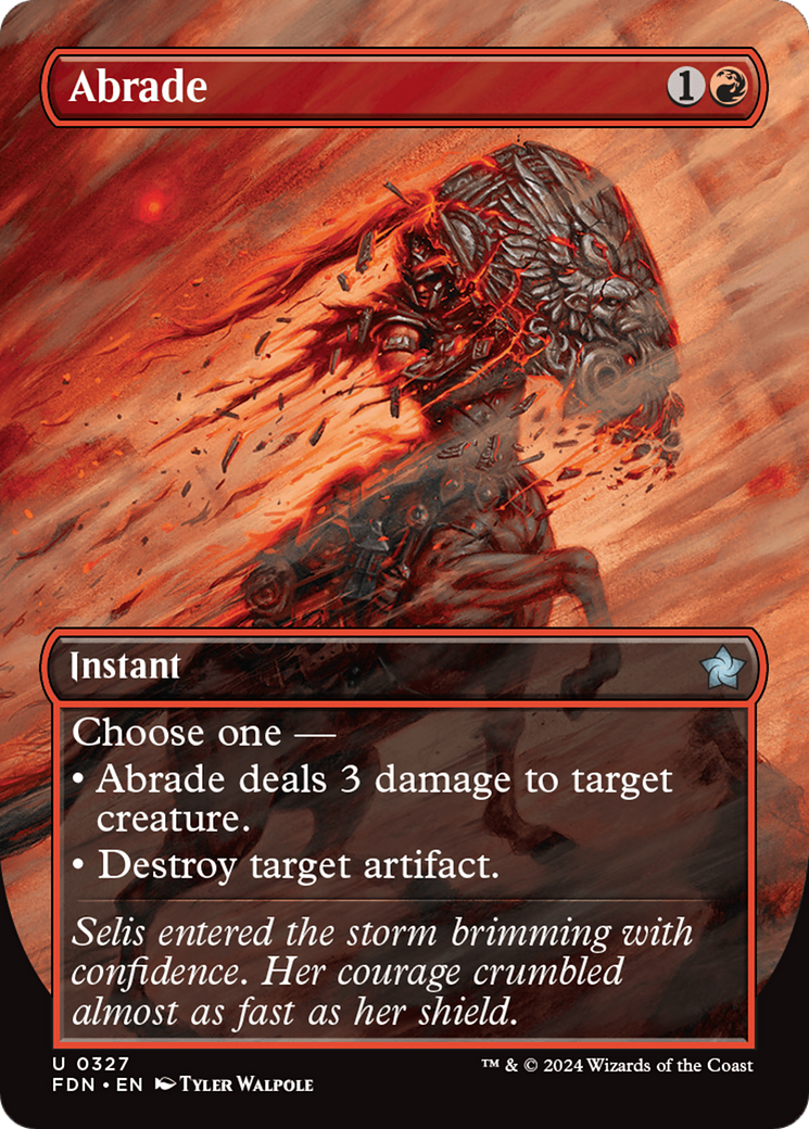 Abrade (Borderless) [Foundations] | Impulse Games and Hobbies