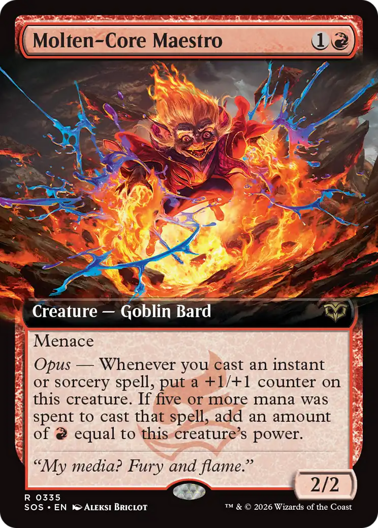 Molten-Core Maestro (Extended Art) [Secrets of Strixhaven] | Impulse Games and Hobbies