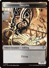 Inkling (0007) // Spirit (0011) Double-Sided Token [Secrets of Strixhaven Tokens] | Impulse Games and Hobbies