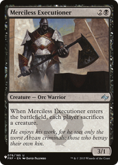 Merciless Executioner [The List Reprints] | Impulse Games and Hobbies