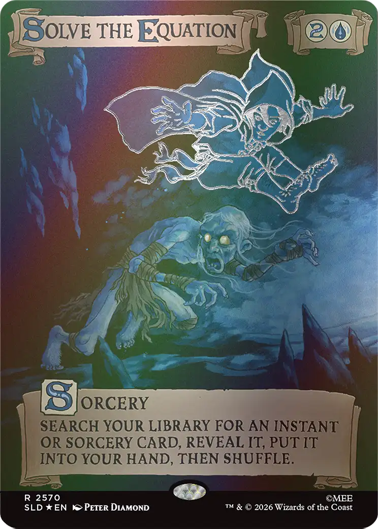 Solve the Equation (2570) (Out Of Sight Foil) [Secret Lair Drop Series] | Impulse Games and Hobbies