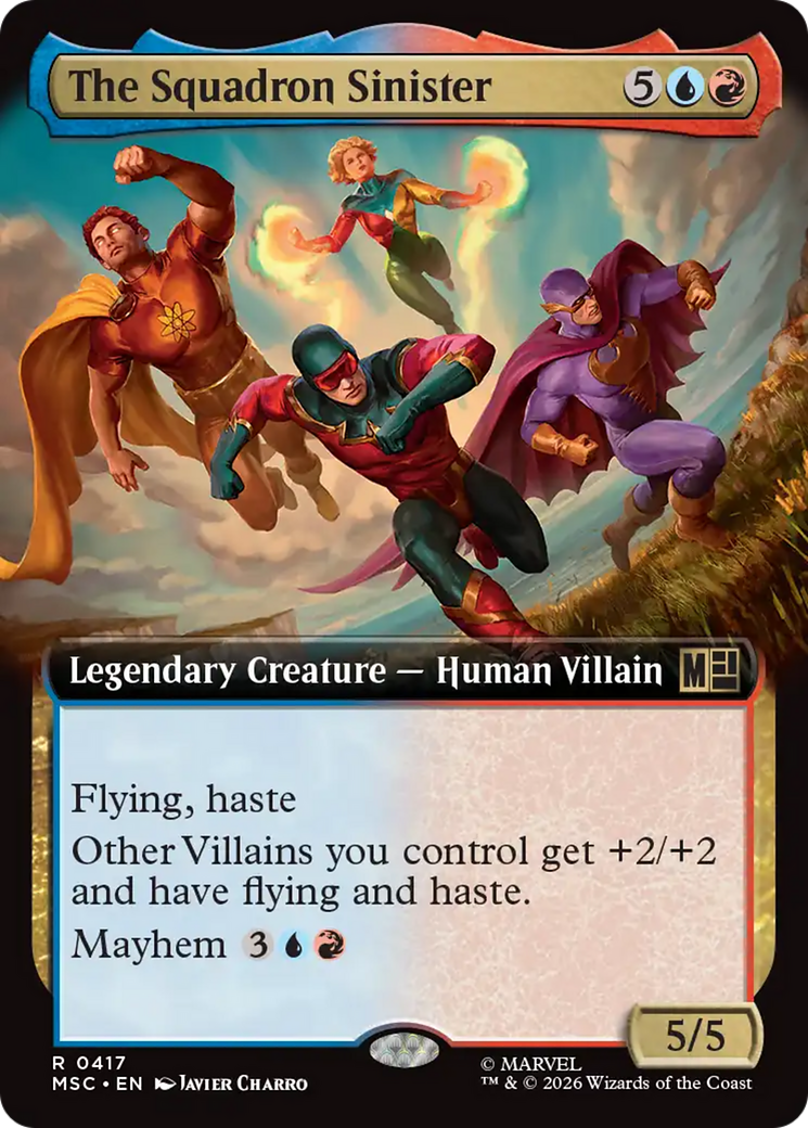 The Squadron Sinister (Extended Art) [Marvel Super Heroes Commander] | Impulse Games and Hobbies