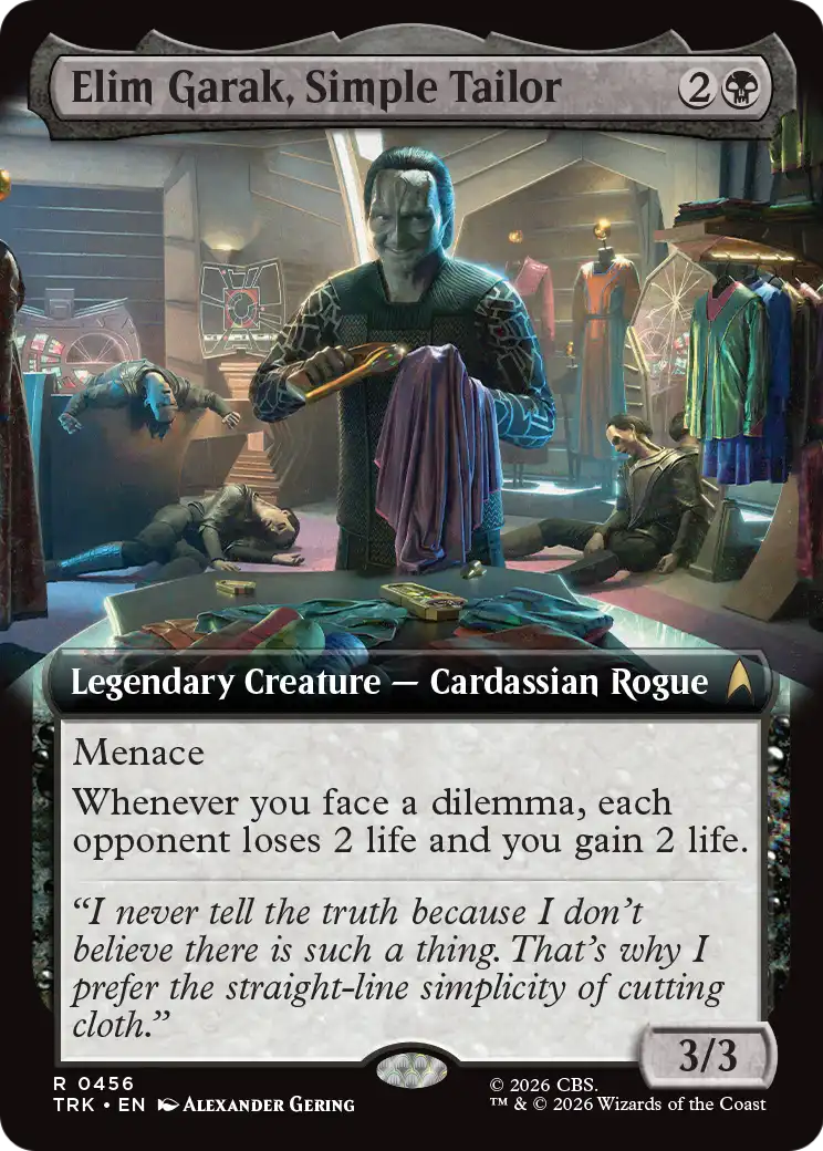 Elim Garak, Simple Tailor (Extended Art) [Star Trek] | Impulse Games and Hobbies