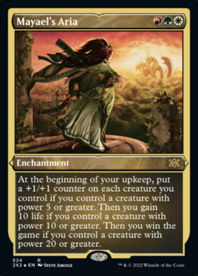 Mayael's Aria (Foil Etched) [Double Masters 2022] | Impulse Games and Hobbies