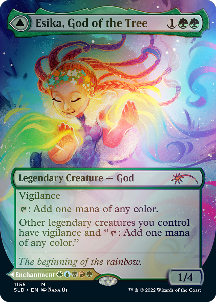 Esika, God of the Tree // The Prismatic Bridge (Borderless) [Secret Lair: From Cute to Brute] | Impulse Games and Hobbies