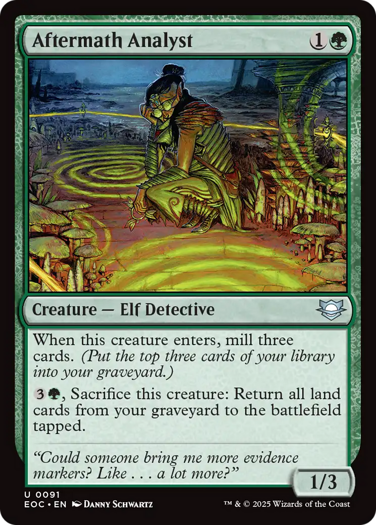 Aftermath Analyst [Edge of Eternities Commander] | Impulse Games and Hobbies