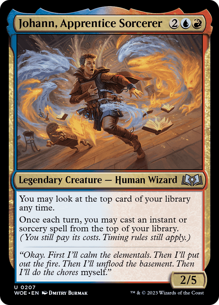 Johann, Apprentice Sorcerer [Wilds of Eldraine] | Impulse Games and Hobbies