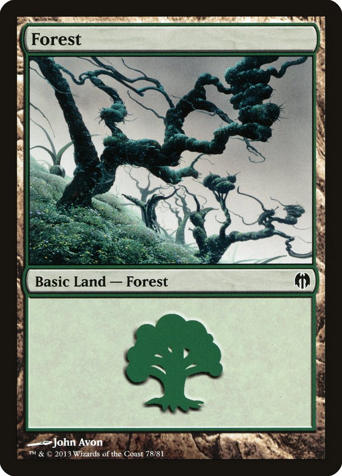 Forest (78) [Duel Decks: Heroes vs. Monsters] | Impulse Games and Hobbies